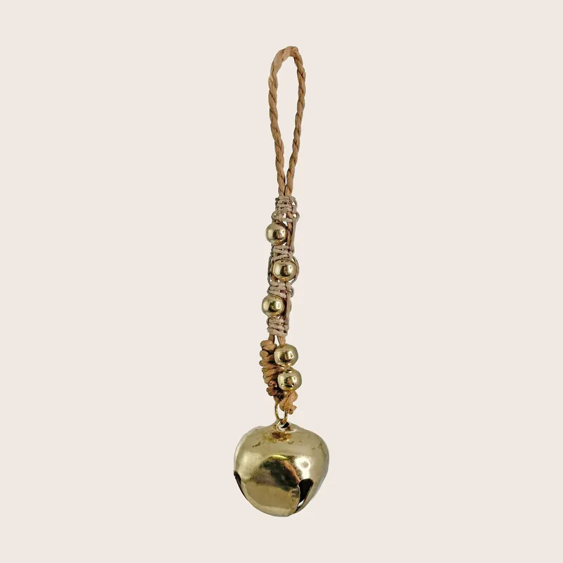 Gold Jingle Bell Ornament - Shishi