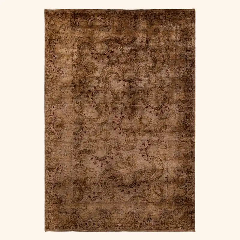 Beige Samsara Wool Rug - 6'1" x 9'1"