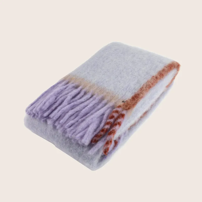 Mohair Twist Frame Throw - Hijos de Cicilio Valganon SL