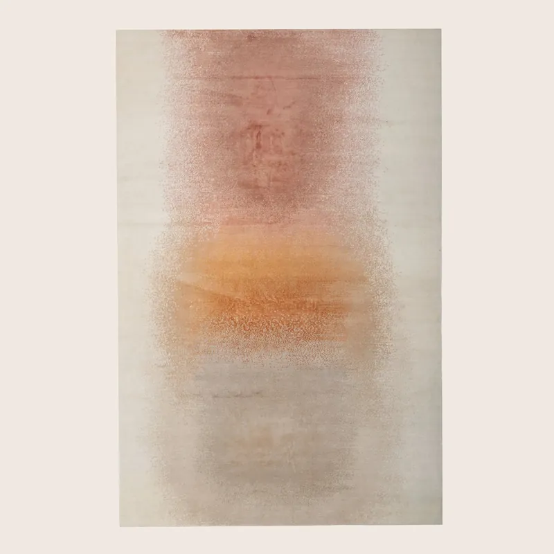 Multicolored Traditional Wool Silk Blend Rug - 7' x 10'