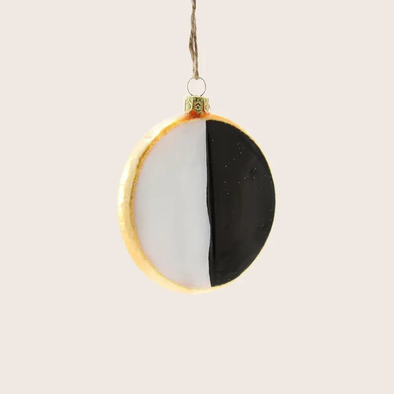 Black & White Cookie Ornament - Cody Foster & Co. Inc