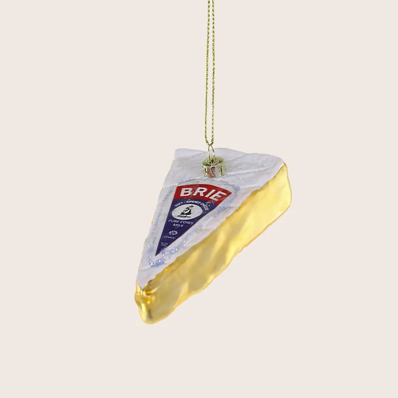Wedge of Brie Ornament - Cody Foster & Co. Inc