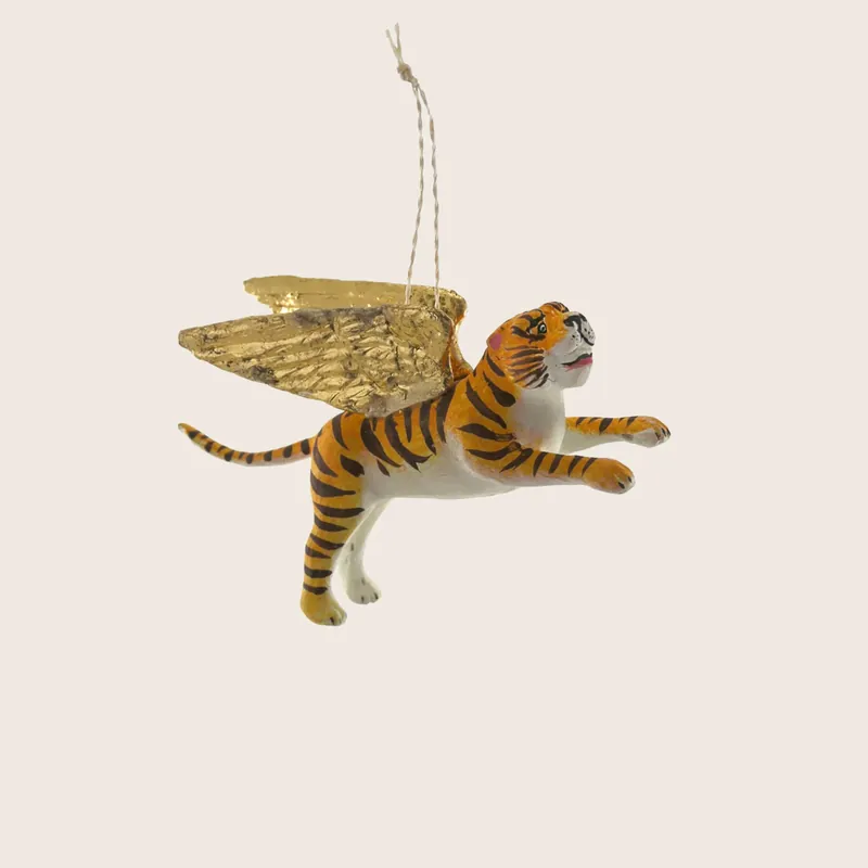 Winged Tiger Ornament - Cody Foster & Co. Inc