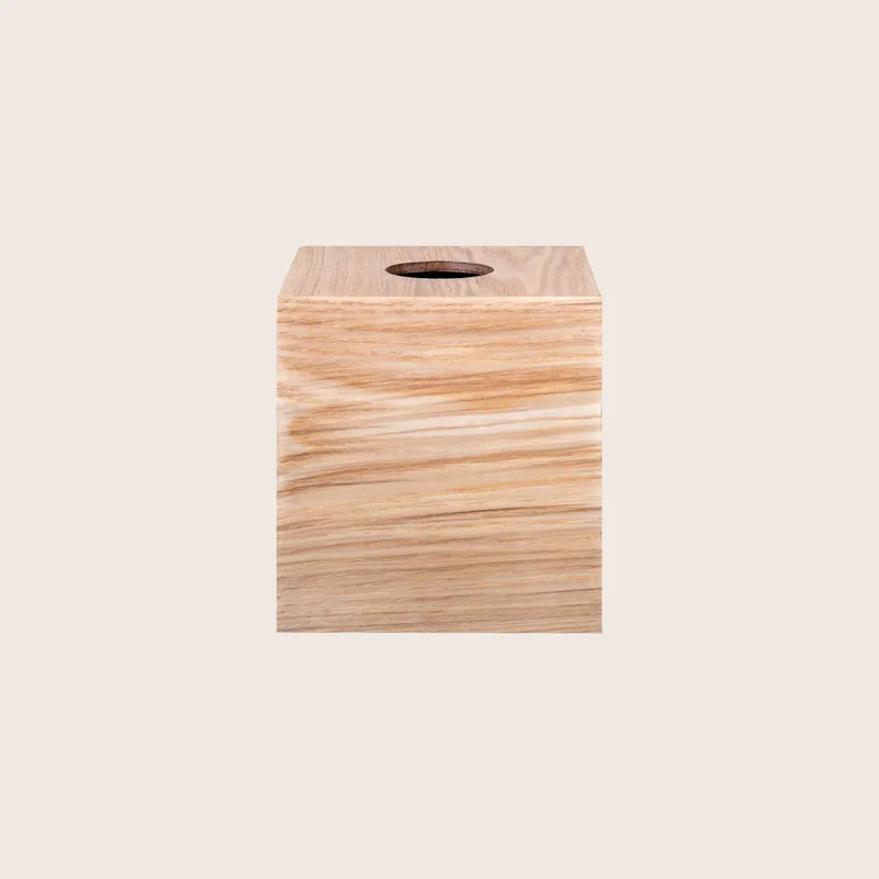 Wilo Wood Boutique Tissue Box Cover - Blomus