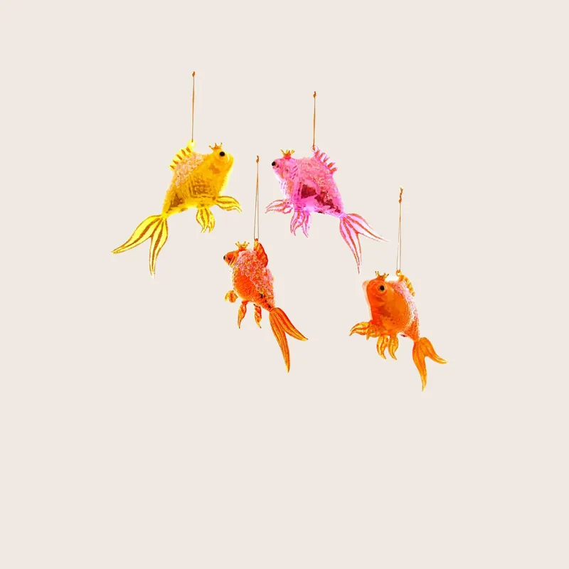 Fanciful Goldfish Ornament - Cody Foster & Co. Inc