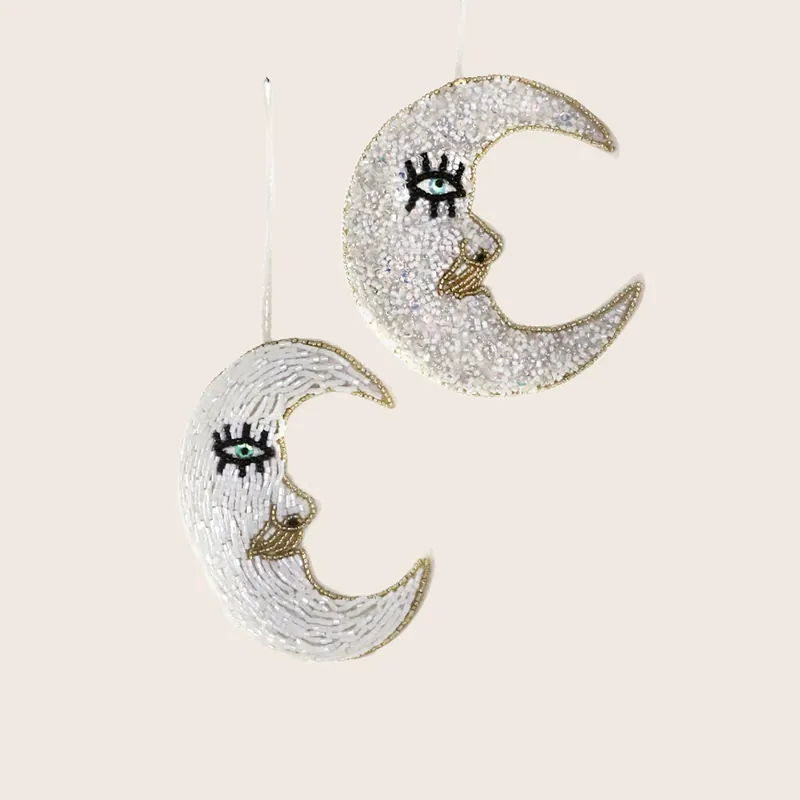 Beaded Crescent Moon - Cody Foster & Co. Inc