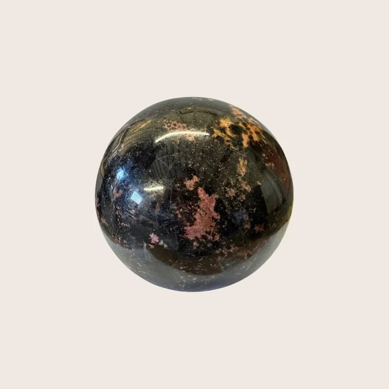 Rhodonite Sphere Trophy Colossal - Aviva Stanoff (Consigned)