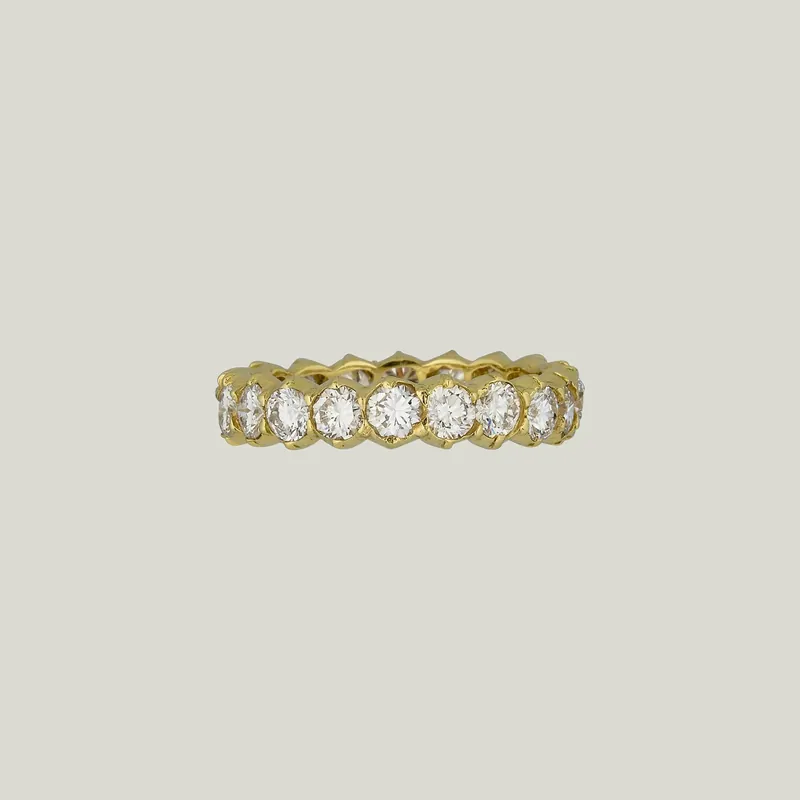 Round Brilliant Diamond Eternity Band - Odeon Collection (Leased)