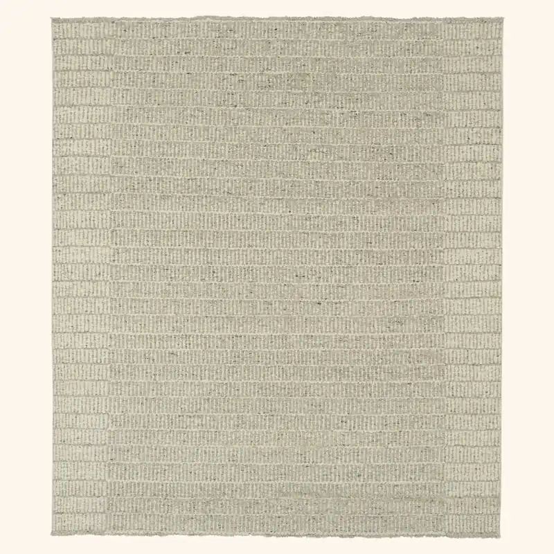 Natural Wool Kilim Rug - 8' x 10'