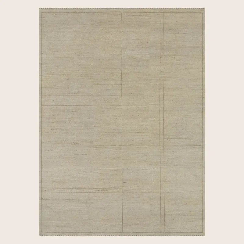 Natural Transitional Wool Rug - 8'2" x 11'6"