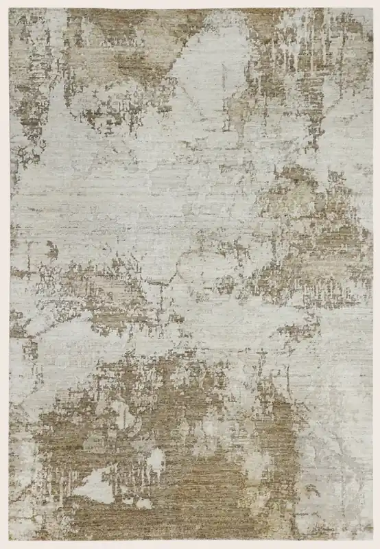 Camel Contemporary Wool Rug - 6' x 9'