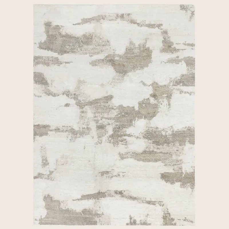Camel Contemporary Wool Rug - 8' x 10'