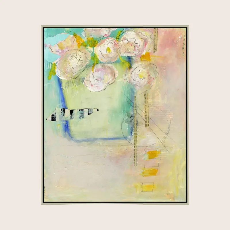 White Mums by Jill Krasner - Soicher Marin