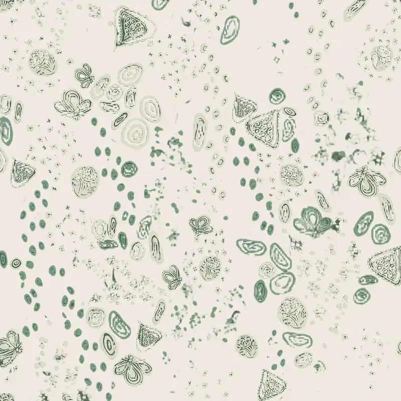 Flowy Ballet Russe Geos Wallpaper - Soicher Marin