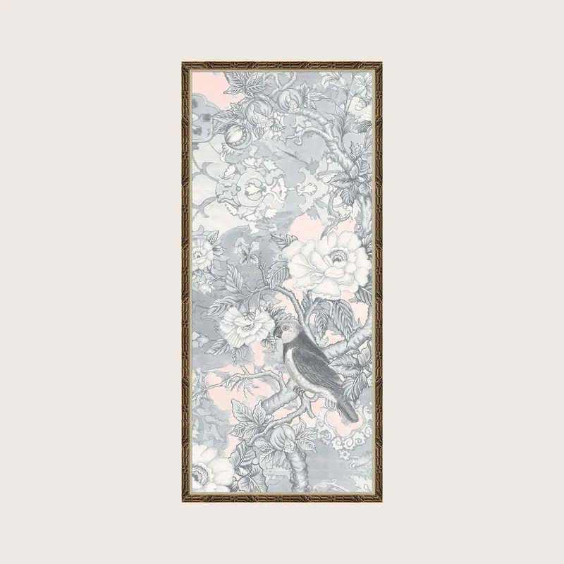 Fantasy Panel II - Grey & Pink 1