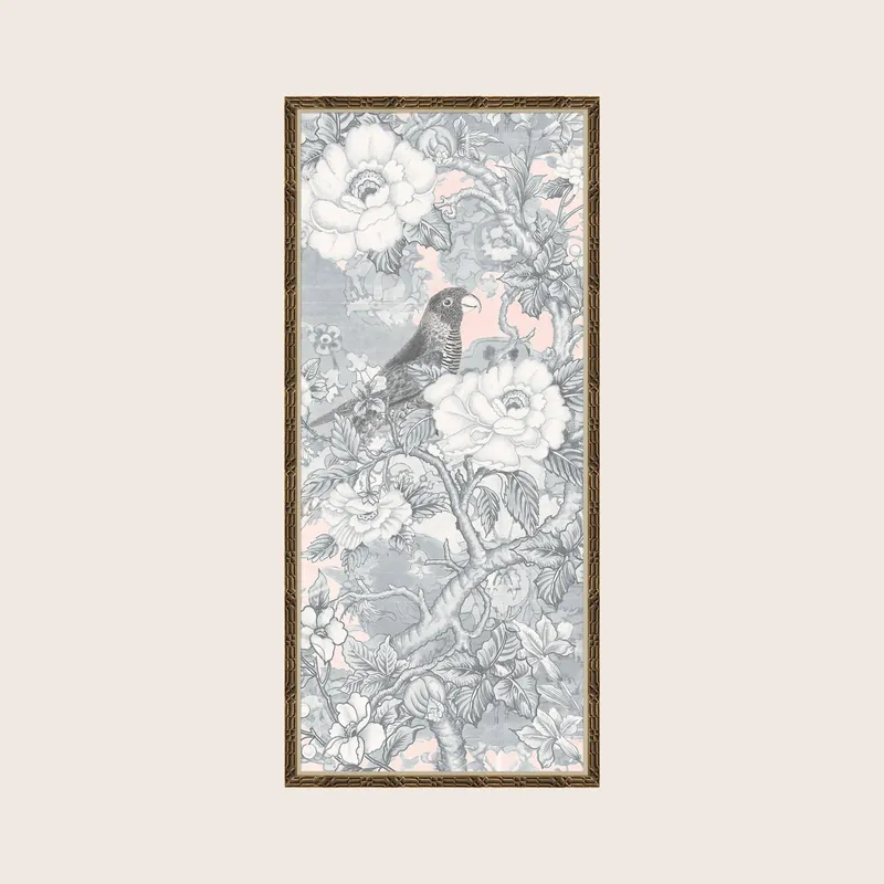 Fantasy Panel II - Grey & Pink 2