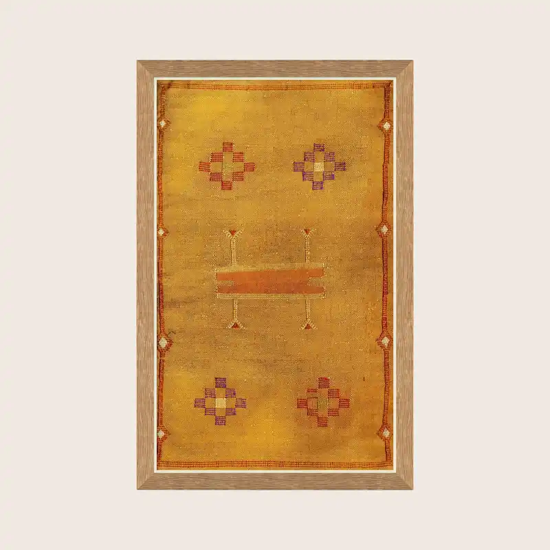 Moroccan Textiles, Orange - Soicher Marin