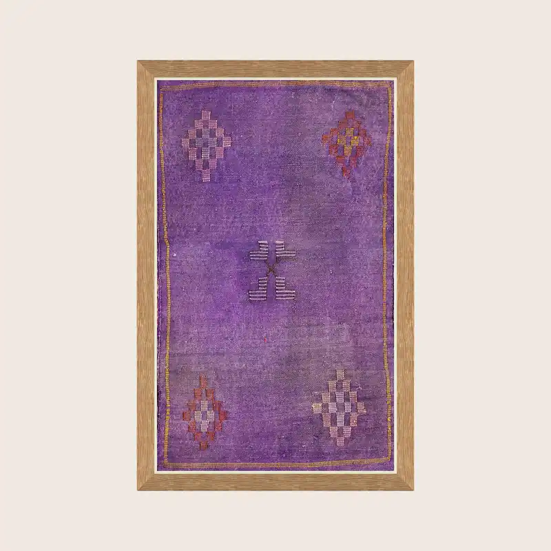 Moroccan Textiles, Purple - Soicher Marin
