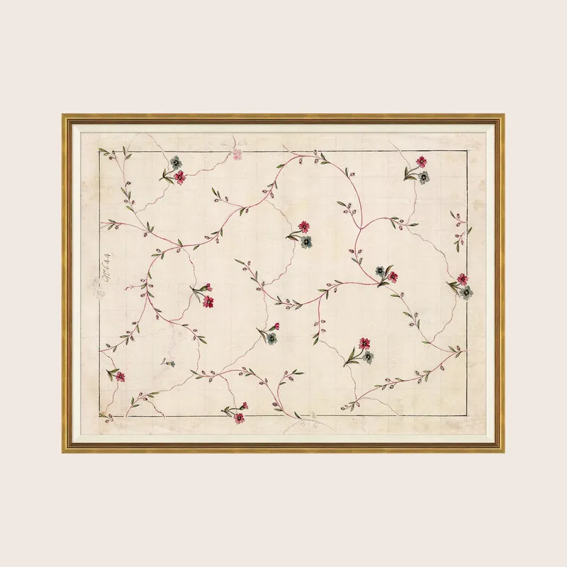 Antique Floral Vines II - Soicher Marin