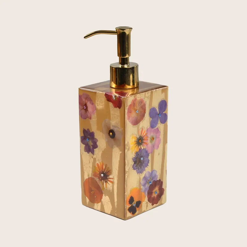 Fleur Box Pump Gold - Mike & Ally Inc.