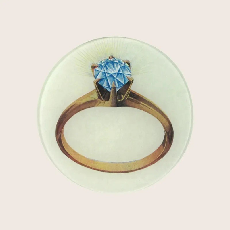 Diamond Ring Round Plate - John Derian