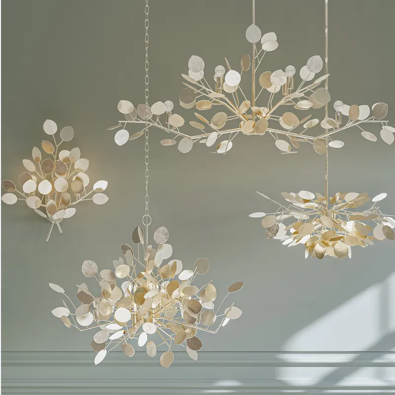 Lunaria Oval Chandelier - Currey & Company