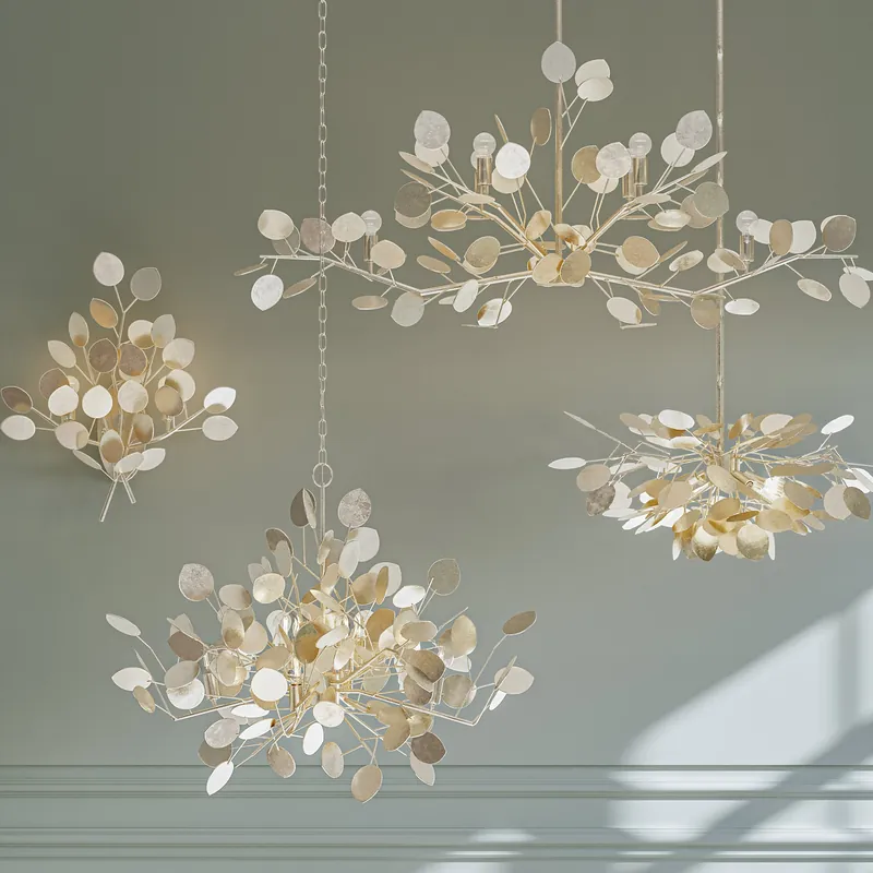 Lunaria Chandelier - Currey & Company