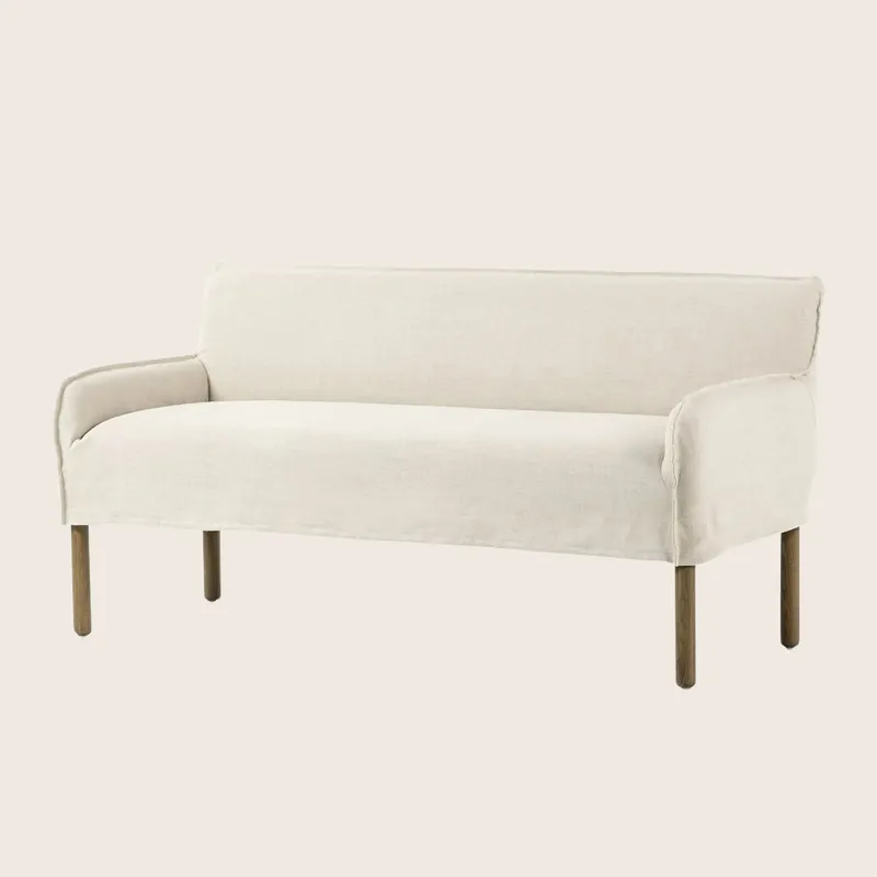 Addington Slipcover Bench - Four Hands