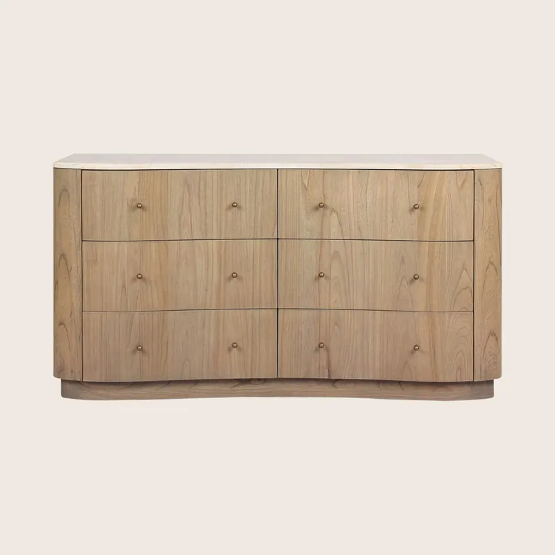 Boa 6 Drawer Dresser - Four Hands