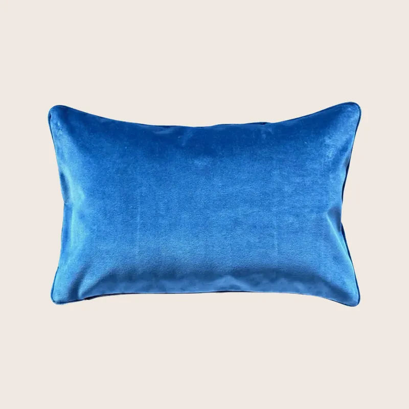 Vintage Silk Embroidery Lumbar Pillow - Threads Soft Goods
