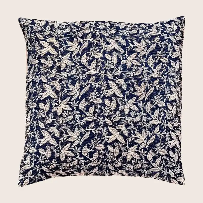 Vintage Kantha Quilt Pillow - Threads Soft Goods