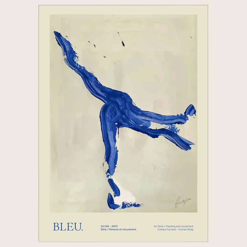 The Poster Club x Lucrecia Rey Caro - Bleu
