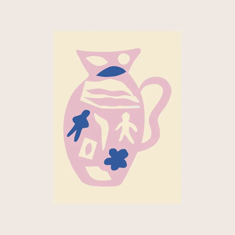 The Poster Club x Lucrecia Rey Caro - Amusant Vase