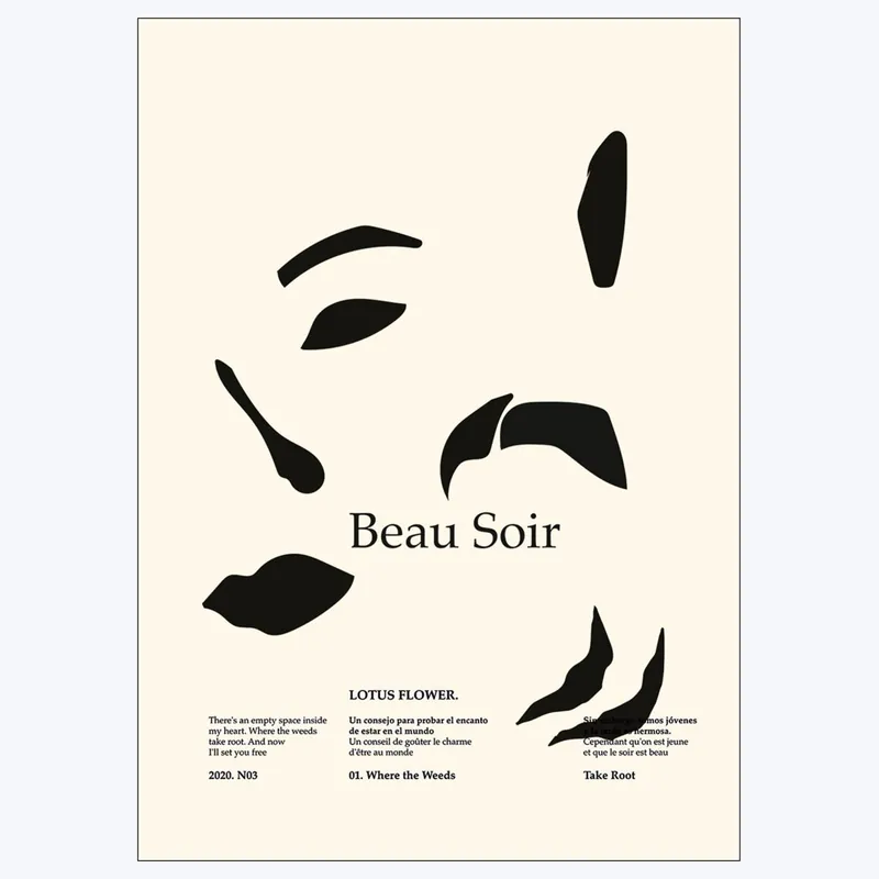 The Poster Club x Lucrecia Rey Caro - Beau Soir