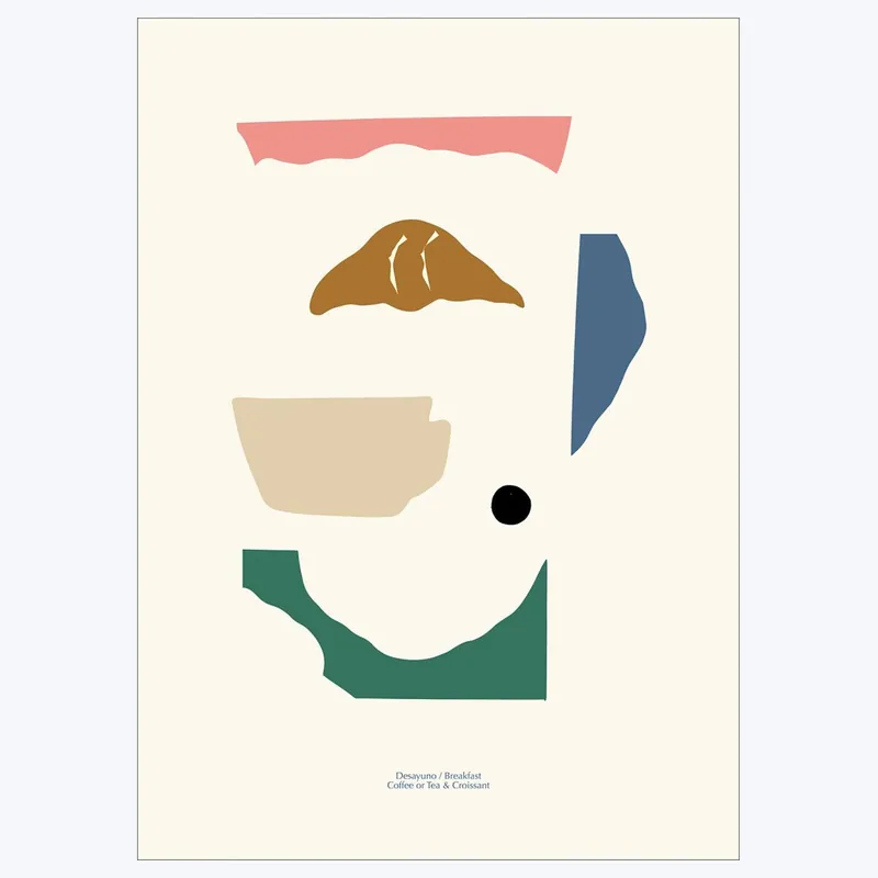 The Poster Club x Lucrecia Rey Caro - Desayno