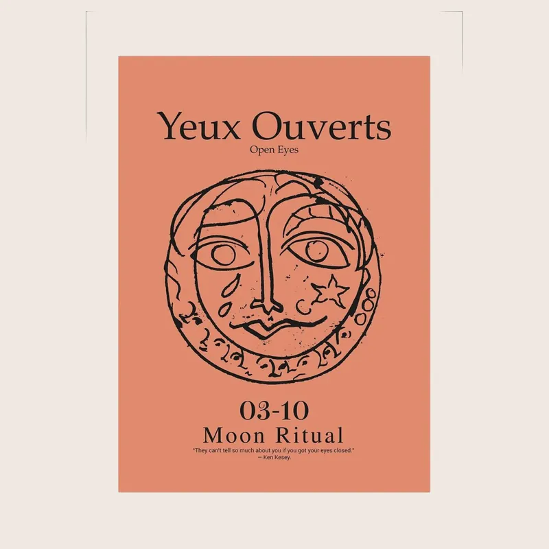 The Poster Club x Lucrecia Rey Caro - Yeux