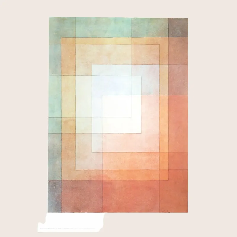 Paul Klee - Polyphon Gefasstes weiss