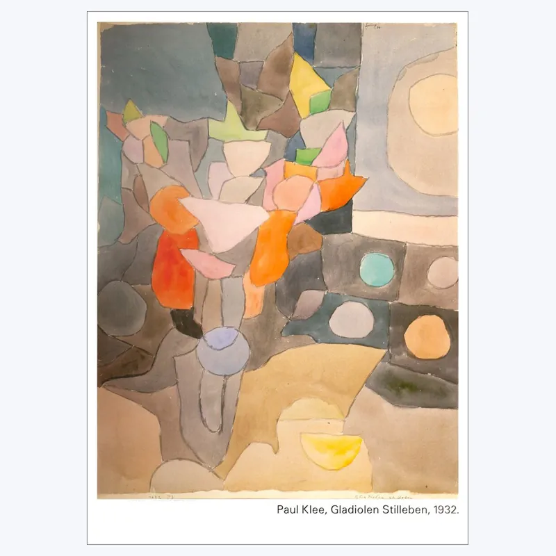 Paul Klee - Gladiolen Stilleben, 1932