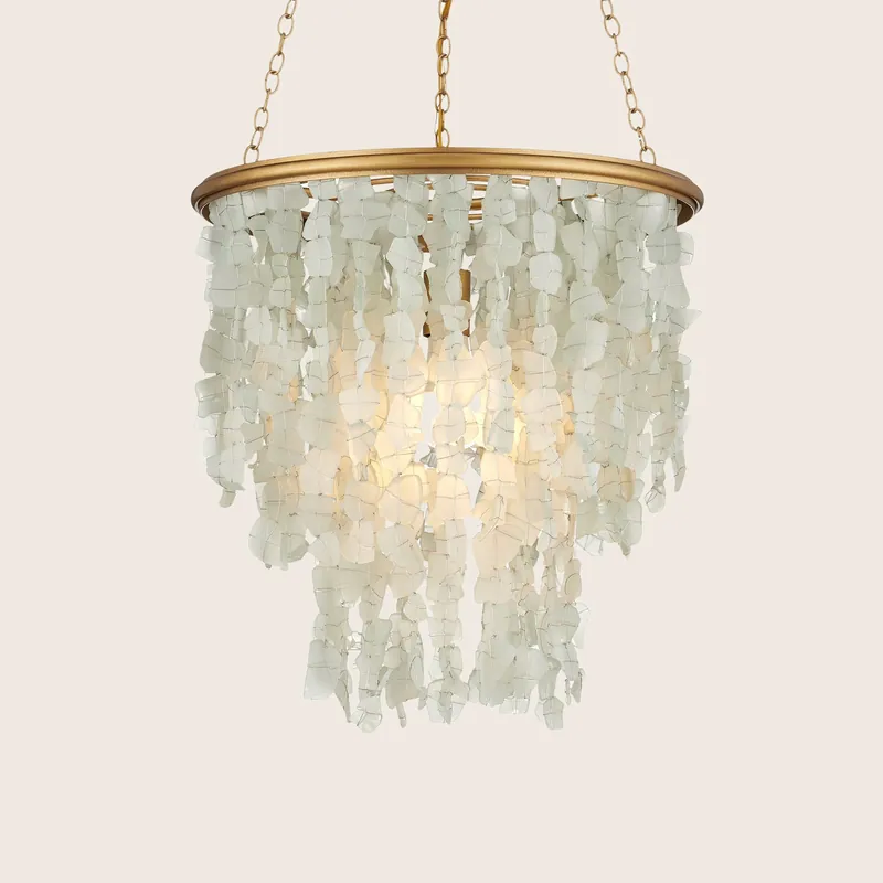 Verre de Mer Chandelier - Currey & Company