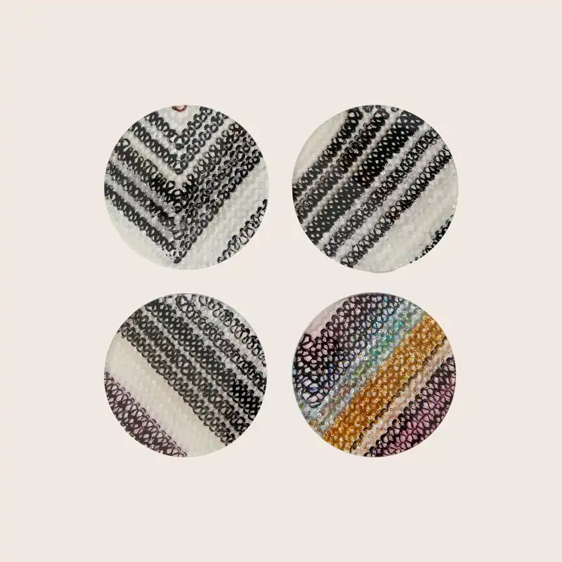Chevron Pialettes Resin Coasters, Set of 4 - Missoni U.S.A Inc