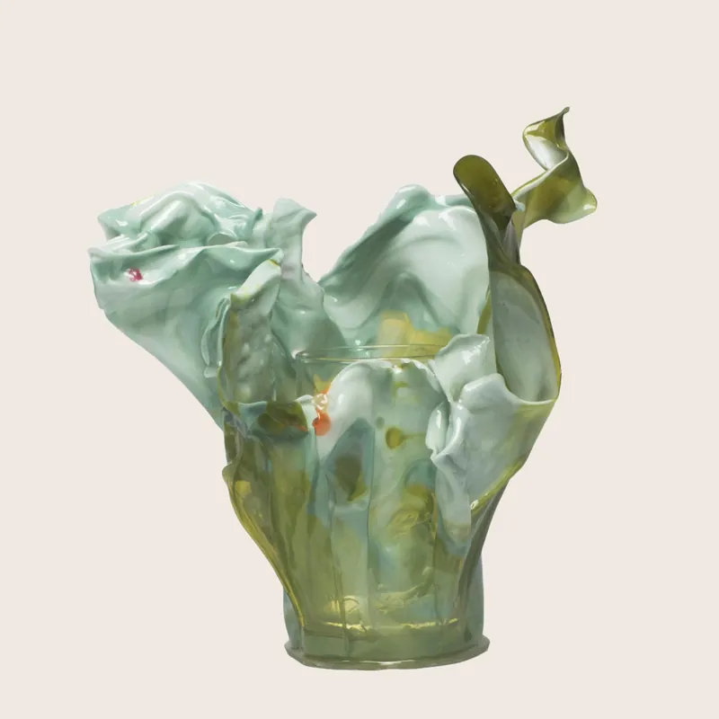Summer Pond Bioplastic Vessel - Caroline Zimbalist (Consigned)