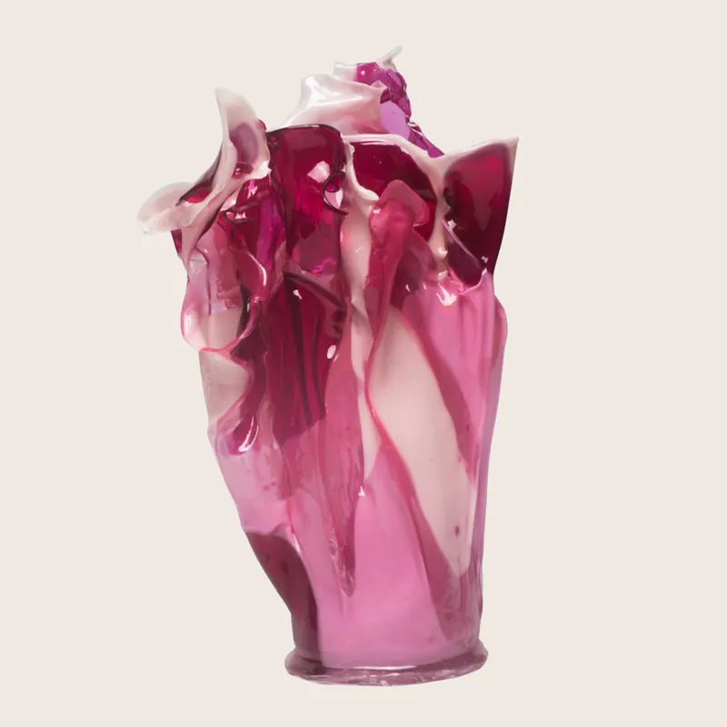Candy Pink Bioplastic Vessel - Caroline Zimbalist (Consigned)