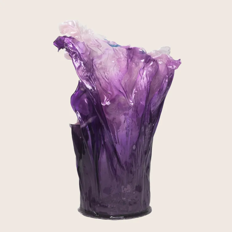 Purple Bioplastic Vessel - Caroline Zimbalist (Consigned)