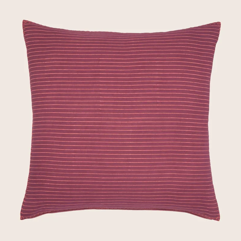 Aarav Coral Euro Pillow - John Robshaw (Leased)