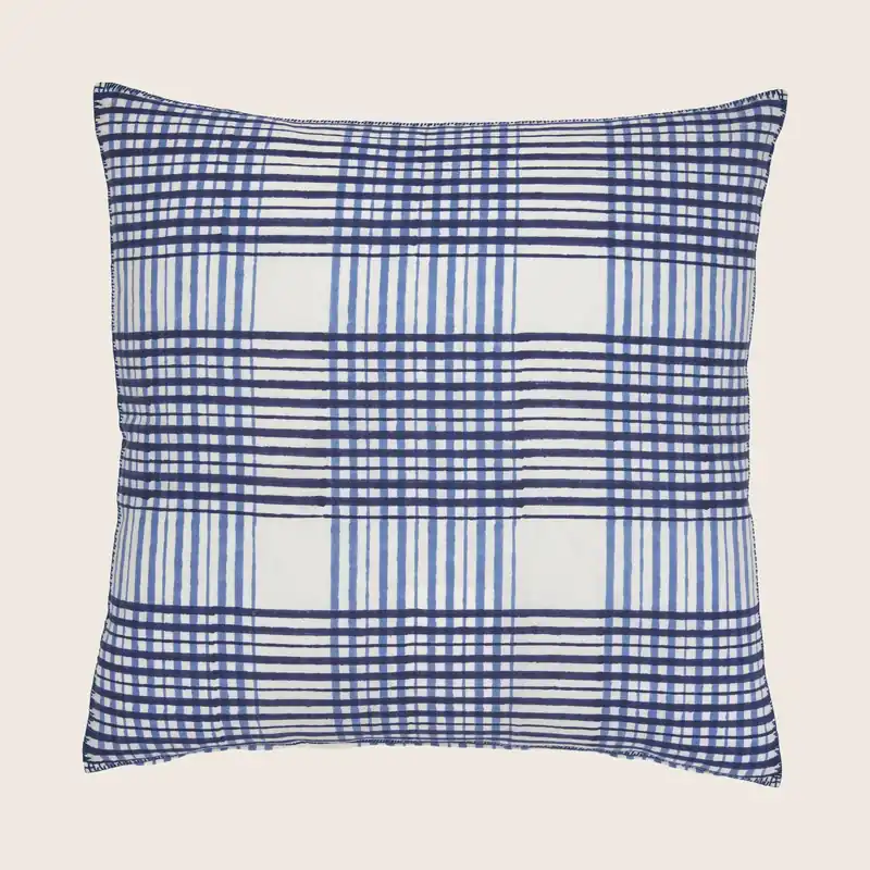 Keshav Indigo Pillow - John Robshaw (Leased)