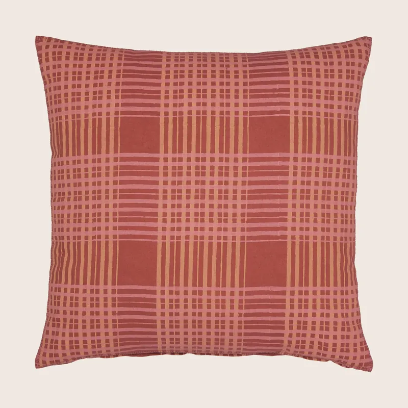 Keshav Terracotta PIllow - John Robshaw (Leased)