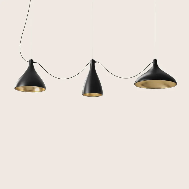 Swell LED 3-Strung Pendants