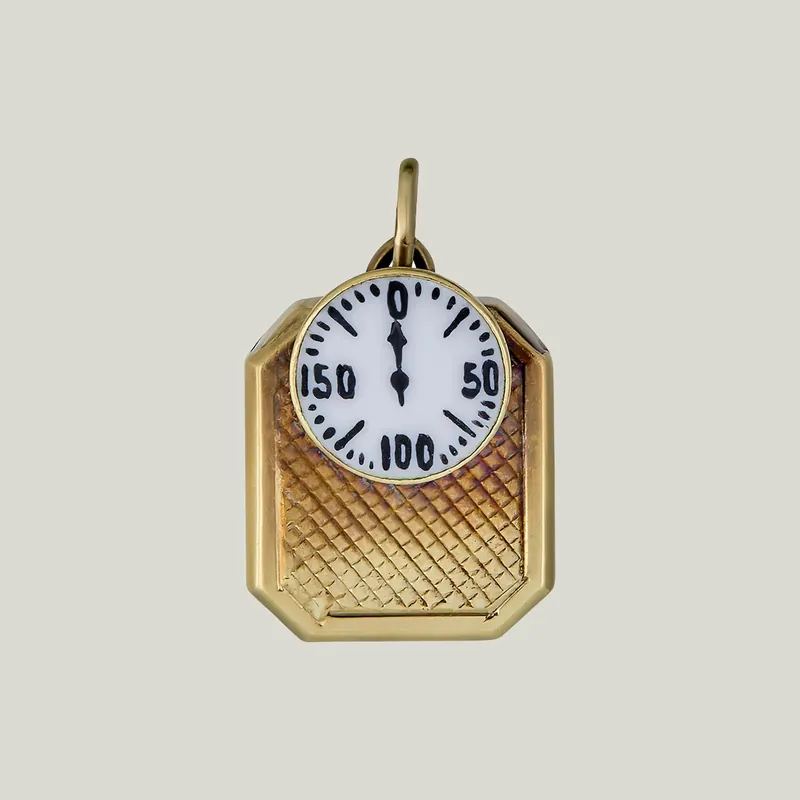 Retro Enamel Scale Charm - Odeon Collection (Leased)