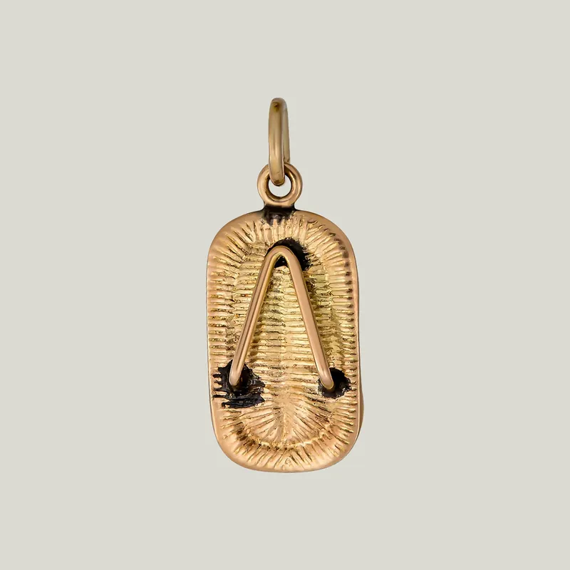 Vintage Japanese Geta Sandal Charm - Odeon Collection (Leased)
