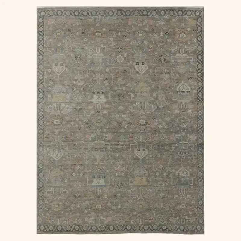 Camel Antique Revival Wool Rug - 7'10" x 9'11"